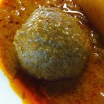 ディル レストラン - 2011-06-25　アンダーコフタ（ゆで卵とマトンのミートボールのカレー）拡大