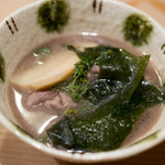 うを徳 - 2018.4 花山椒鍋3杯目（京都塚原白子筍、鳴門若布、北海道牛肉）