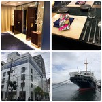 SALONE 2007 - 左上が店舗入口、右上がテーブルセット、左下がバーニーズニューヨーク横浜店、右下が氷川丸