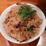 麺屋 六感堂 - スルメイカとトマトの炊き込みご飯（チャコ飯）