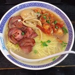 塩そば専門店 桑ばら - 帆立出汁とローストビーフトマトの塩そば（某日の裏そば）