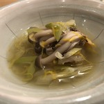 旬美にしかわ - クエ鍋の野菜