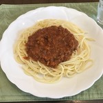 Spaghetti House Bear - ミートソーススパゲッティ。
            セットで税込1200円。
            美味し。