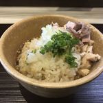 つくばらーめん 鬼者語 - 鶏茶漬け２５０円