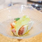 レストラン トヨ トーキョー - モッツァレラ／果実