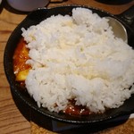チーズタッカルビ&クッパ プサンアジメ - ライス投入(18-04)