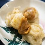 太華 - 蕗の薹（ふきのたう）味（あぢ）の揚物（あげもの）に蕗未醤（ふきみそ）