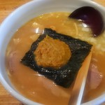 会津ラーメン 和 - 梅鰹醤油ラーメン（濃厚）