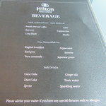 The Executive Lounge  Hilton - アフタヌーンティメニュー１