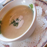オーガニッククッキング サタケ - ホワイトオニオンの冷製スープ