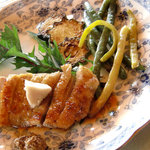 吉備高原地鶏のロースト・レホール添え