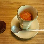 菊乃井 - お口直し　トマトのシャーベット