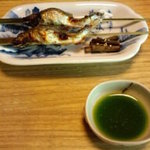 菊乃井 - 焼物　鮎の塩焼き