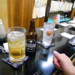 佐原屋本店 - ホッピーと梅酒ソーダ割り？