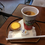 香港時間 - 「香港時間セット」奶茶＆蛋撻は丁寧な作り！
写真はボケボケですが、味はイケイケです。