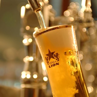 銀座ライオンこだわりの生ビール！