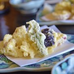 水野旅館 - イカのゲソは天ぷらに❤ふっくら最高