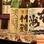 Hiroshima Shuten Douji - 広島地酒の飲み比べ。月変わりのきき酒3品セットはお酒好きには堪らない！