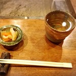 囲炉裏料理わ - 宴の始まりです♪
      大好きな七本鎗でスタート❤︎