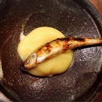 囲炉裏料理わ - 酢味噌にダイブ♡