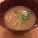 鮨 あい澤 - 味噌汁
