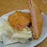 花・華 - ハムカツ　180円