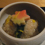 泉岳寺門前 紋屋 - 【煮物】豊年万頭　菊花餡かけ　稲穂