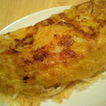 (食)越南 - バイン・セオ（えび・豚肉・生野菜入りベトナム風お好み焼き）