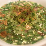 (食)越南 - カイン・ミエン（鶏肉入り春雨スープ）