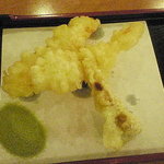 グルメバイキング オリンピア - 海老と松茸の天ぷら