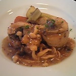 ビストロ マルサンヌ - メインは鶏肉のソテー。粒マスタードの風味が最高！