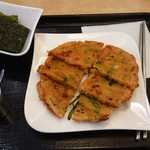 東京純豆腐 - キムチチヂミ(ハーフ)