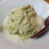 浅草じゅうろく - お通し（重ね豆腐）