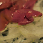 酒菜坊 橋蔵 - 大山地鶏レバ刺　ズームアップ