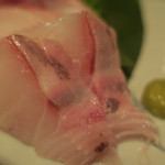 酒菜坊 橋蔵 - 目鯛刺身　ズームアップ