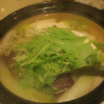 酒菜坊 橋蔵 - 湯豆腐　ズームアップ