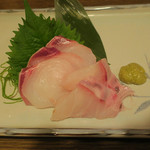 酒菜坊 橋蔵 - 目鯛刺身　ズームアップ