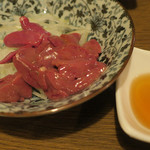 酒菜坊 橋蔵 - 大山地鶏レバ刺