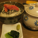 酒菜坊 橋蔵 - だし茶漬け＜明太子＞