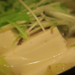 酒菜坊 橋蔵 - 湯豆腐　ズームアップ