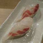 名代 駒寿司 - 真鯛握り(塩)