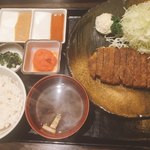 牛かつ もと村 - 牛カツ麦飯定食