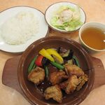 Saizeriya - 平日限定ランチ[鶏肉のオーブン焼き](2018/04/03撮影)