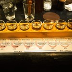 柳小路 TAKA - 日本酒7種テイスティング