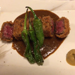 割旬 葉隠 - 和牛のビフカツ