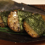 割旬 葉隠 - タイラギ貝の磯辺焼き