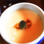 魚山人 - ウニが乗った茶碗蒸し(^^)