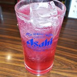 Yosakoi - 巨峰酒のソーダ割りは飲みやすい