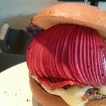 ICON - 期間限定リンゴバーガー￥1700。 4/15まで