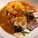 つけ麺一燈 - 〆のチーズリゾット